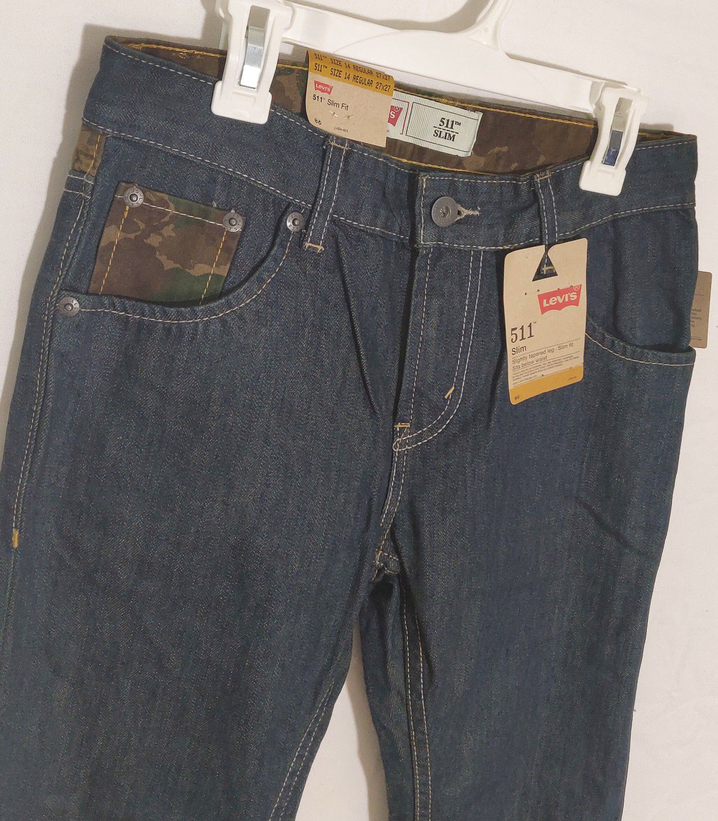Levi jeans 511 slim size 14