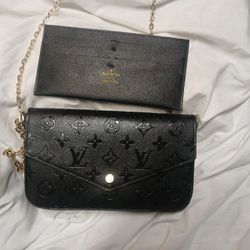 Authentic Louis Vuitton Sholder Bag With Card Holder