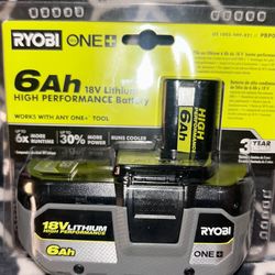 RYOBI ONE+ 18V Lithium-ion HIGH PERFORMANCE 4Ah