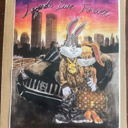 Bugs Bunny Wall Art 11x14