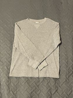 Wonder Nation Men's Light Gray Crewneck Sweater