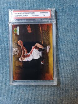 2003-04 Upper Deck LeBron James Freshman Season Collection #49 Gem Mint 10 