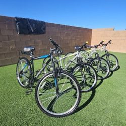 4 Roadmaster Mountain Bikes + Tailgate Pad - Great Condition!