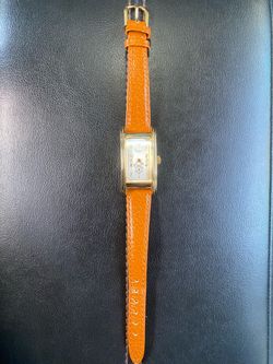 Parker Quartz Rectangular Gold-Tone Watch