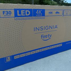 NEW & UNOPENED! | 58” Insignia LED 4K UHD Smart Fire TV + 5 year Protection Plan