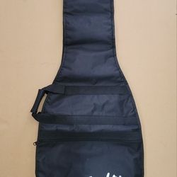 Fender Guitar Black Soft Carry Case Gig Bag. The  Shoulder Strap Is NA
