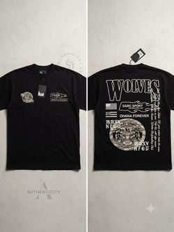 Darc Sport Ohana Forever Life Moves Fast Oversized Tee Size Large Black