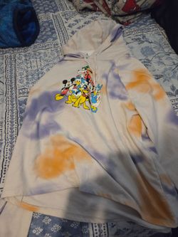 Disney Characters Tie-Dye Pullover Hoodie