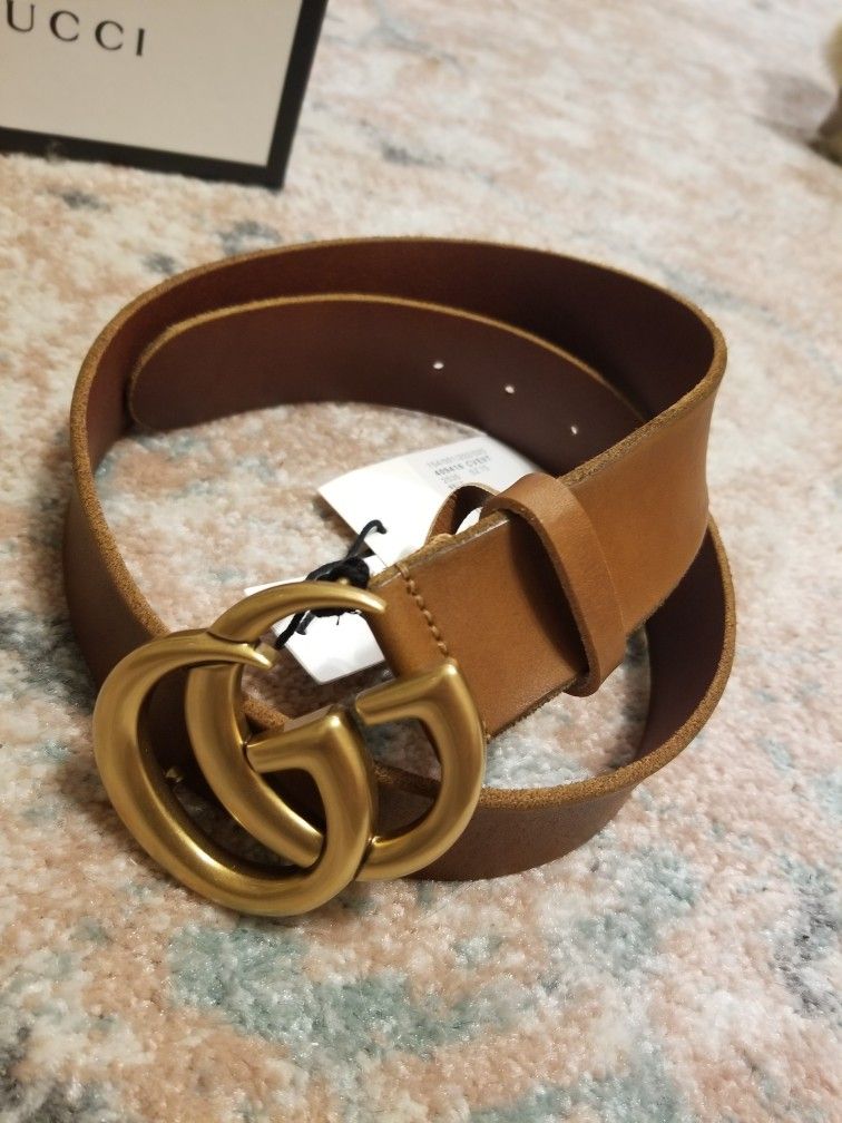 Gucci Brown GG 1.5" Belt