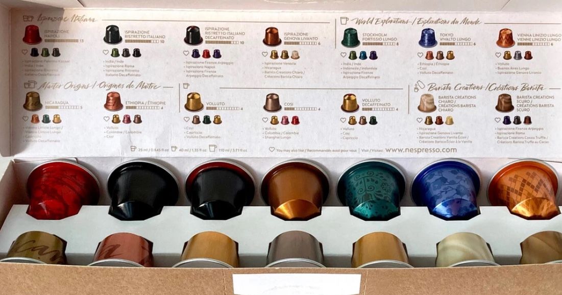 π Nespresso Original Pack 14 Coffee Capsules Pods