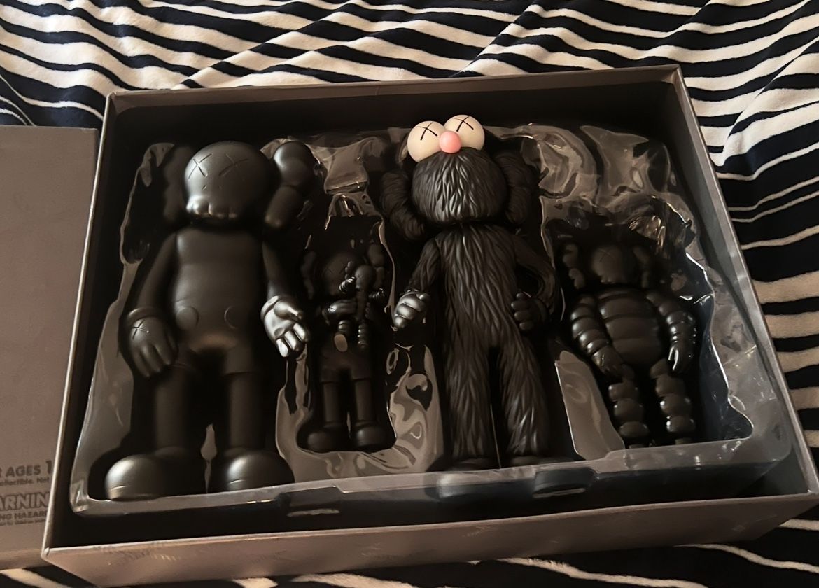 KAWS family Set (black)