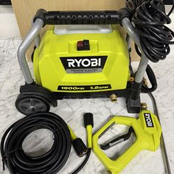 Ryobi 1900 PSI 1.2 GPM Cold Water Wheeled Corded Electric Pressure Washer