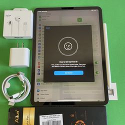 128GB Apple IPad Pro 11” 4th Generation (2022 Model / M2 chip) Wi-Fi + Cellular (5G Unlocked) Keyboard, Pen & Accessories