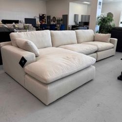 L Shaped Modular Cloud Sectional Couch Set ⭐$39 Down Payment with Financing ⭐ 90 Days same as cash