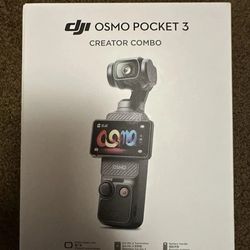 DJI Osmo Pocket 3 Creator Combo 4K Gimbal Camera