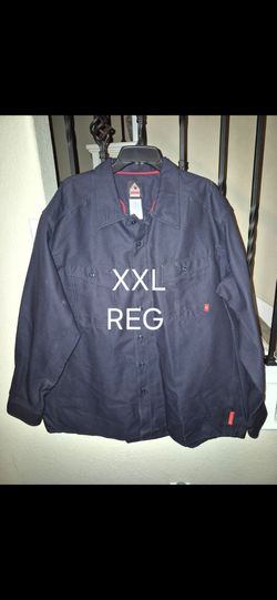 BULWARK FRC IQ SERIES LIGHT WEIGHT CONFORT NAVY BLUE BUTTON UP SHIRTS