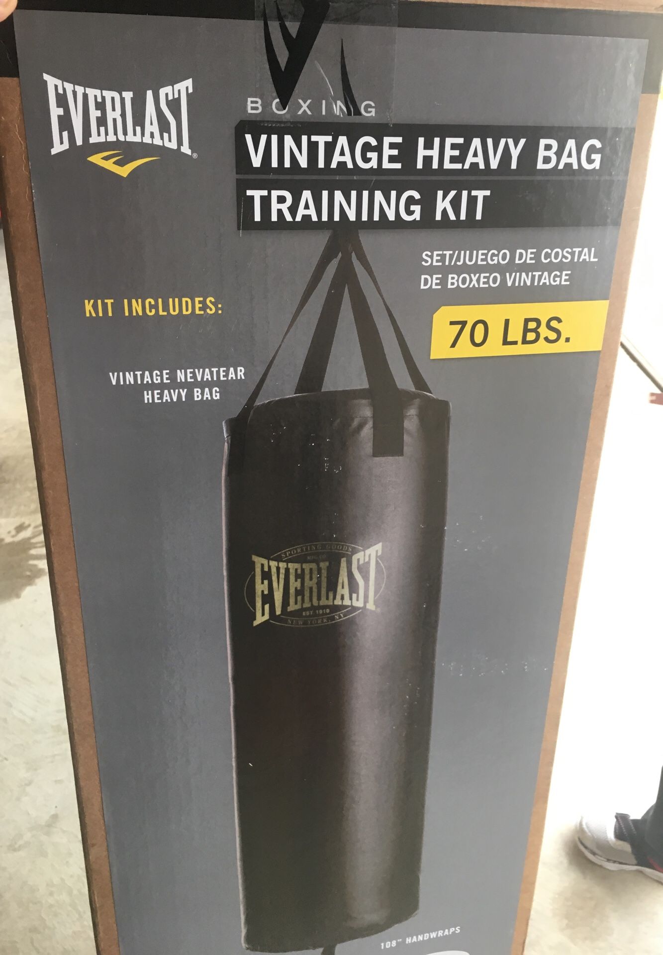 Everlast vintage heavy cheap bag 70 lb