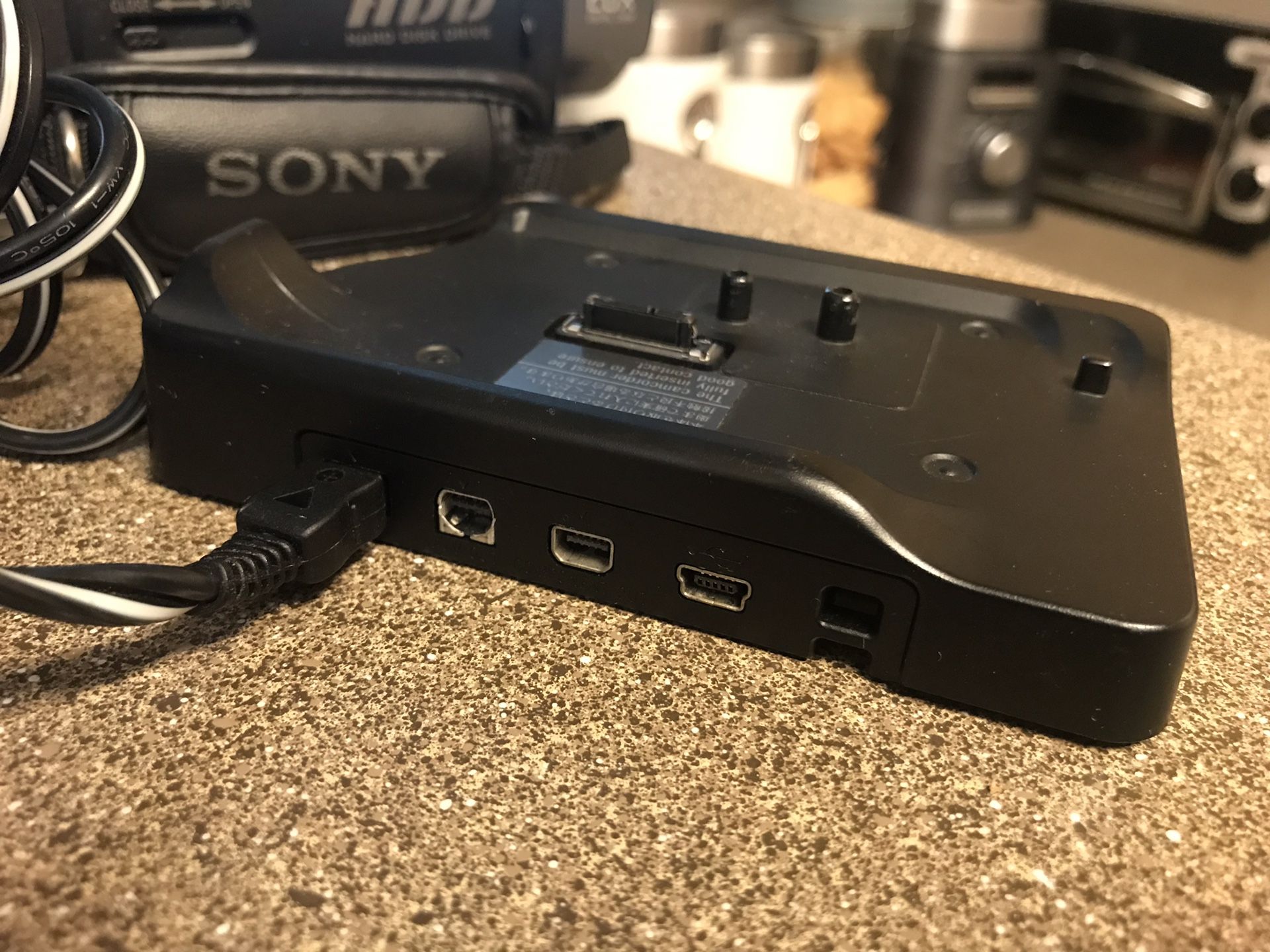 Sony HDRSR7 60GB High Definition Hard Disk Drive Camcorder With Charging Cradle Handycam for