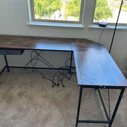 Home Office L-shaped Computer Desk