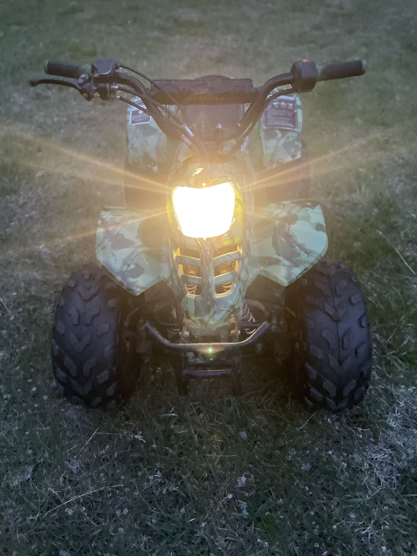Running 110cc Atv