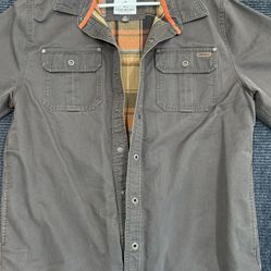 Men's Journeyman Flannel Lined Shirt Jacket Large