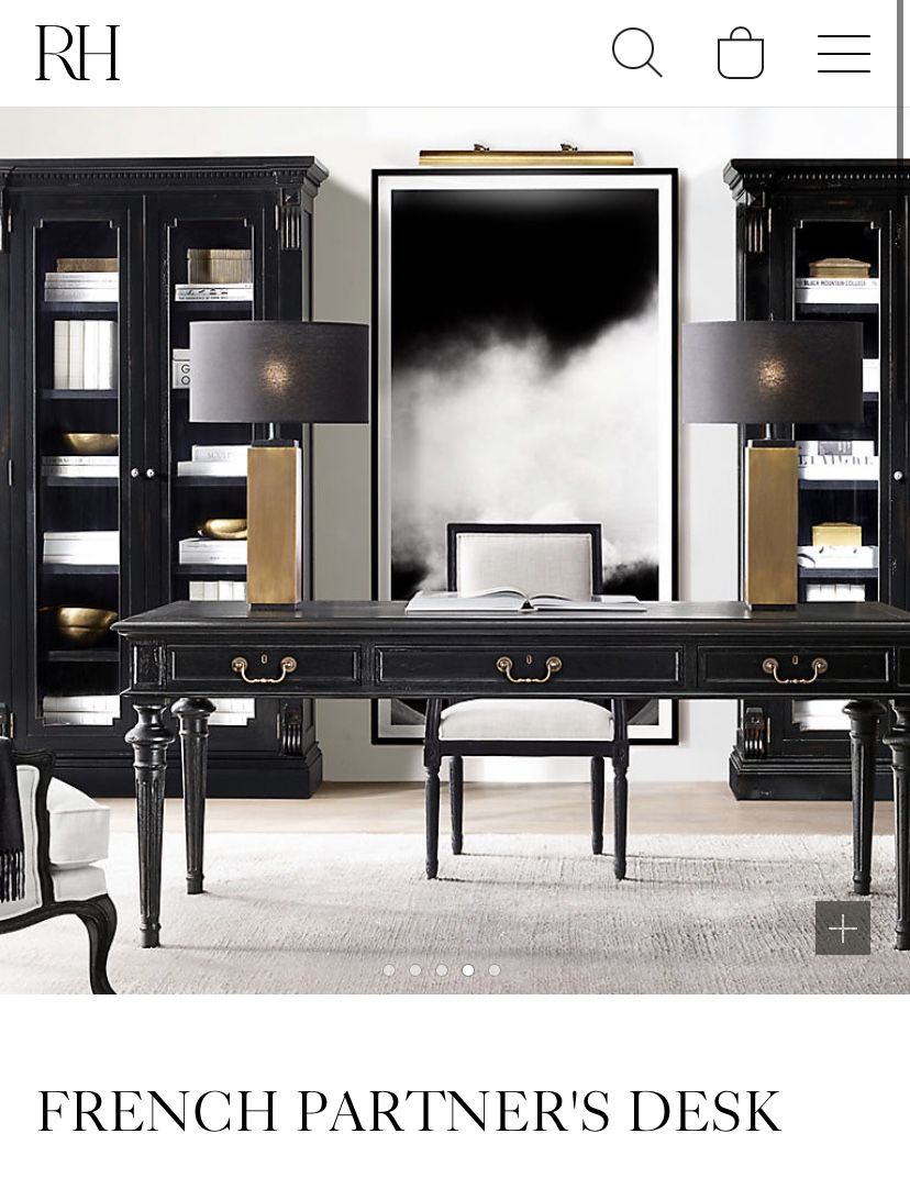 Rh partners desk outlet
