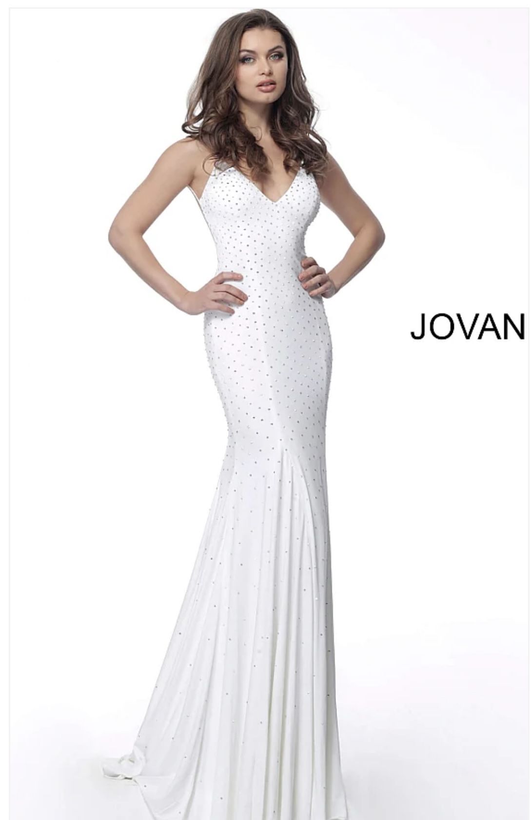 Jovani White Gown 