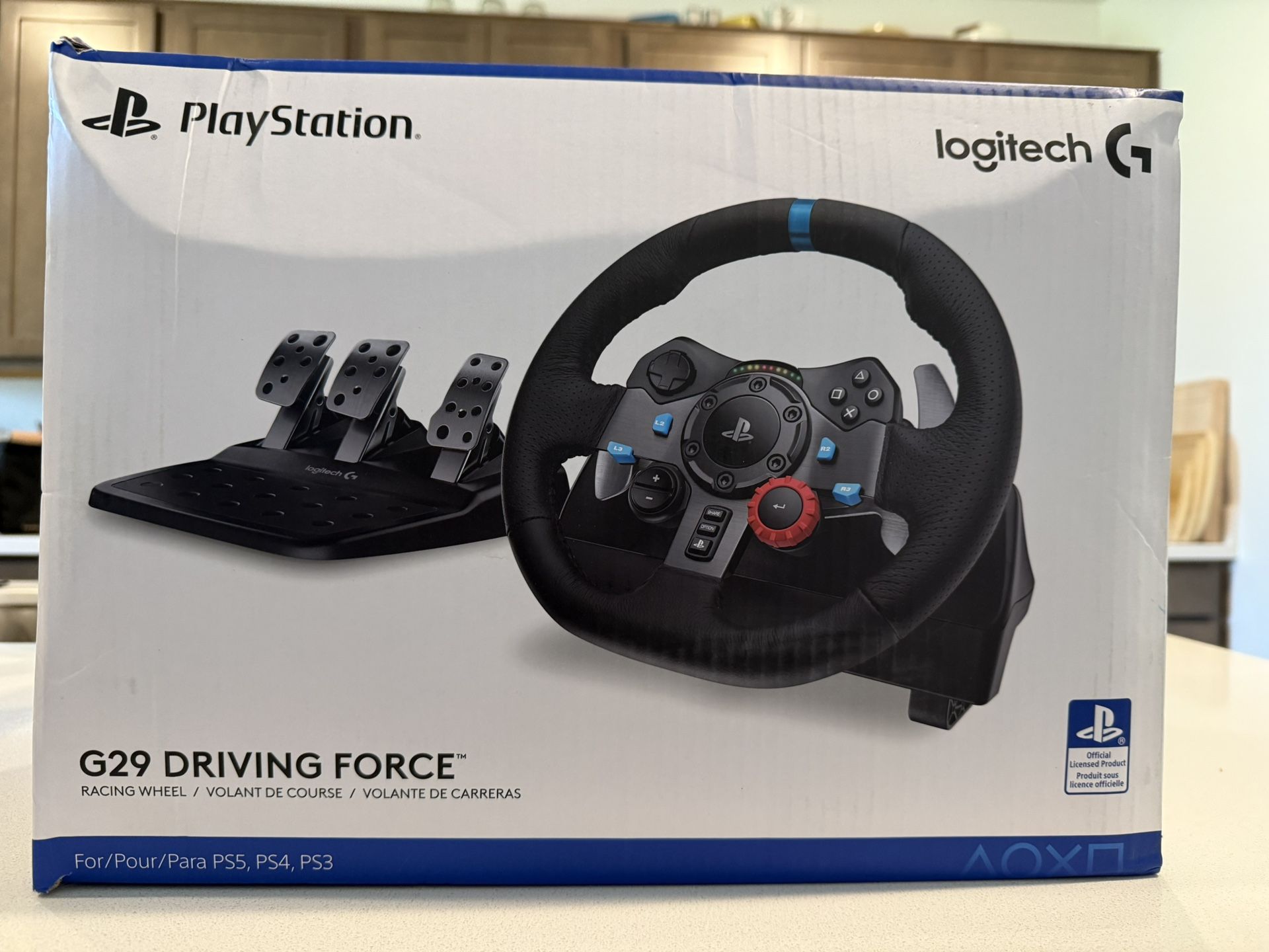 Logitech Racing Steering Wheel and Mount