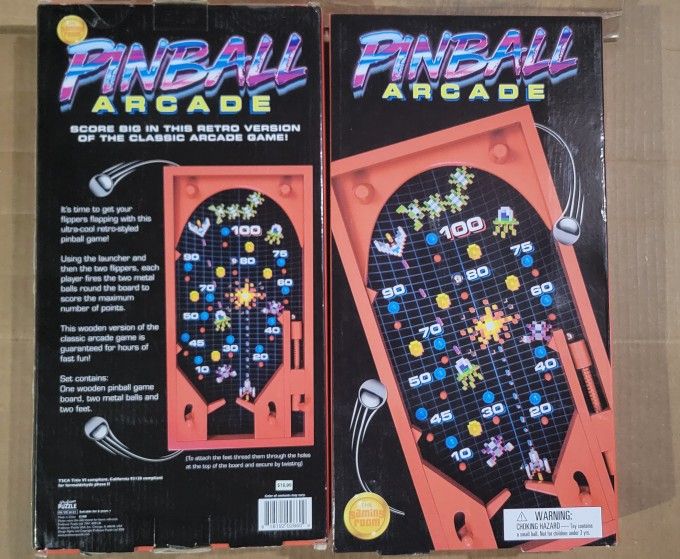 Planet Pinball Game | Classic Games | Wooden Pinball Board