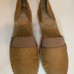Eileen Fisher Lady Nubuck D’Orsay Espradilles Size 10 New