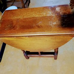 Wooden Drop Leaf Table