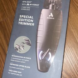 ANDIS GTX-EXO With M-Force - Special Edition Trimmer - BLACK LABEL (USED ONCE)