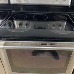 Maytag glasstop stove stainless 