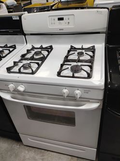 White gas four burners everything works with warranty
