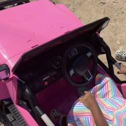 Pink Jeep Power Wheel