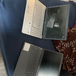 2 Old Laptops No Chargers 