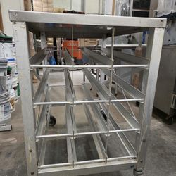 Channel Manufacturing CSR-3M, Half Size Mobile Aluminum Can Rack w/ Aluminum Top, 54 Can Capacity