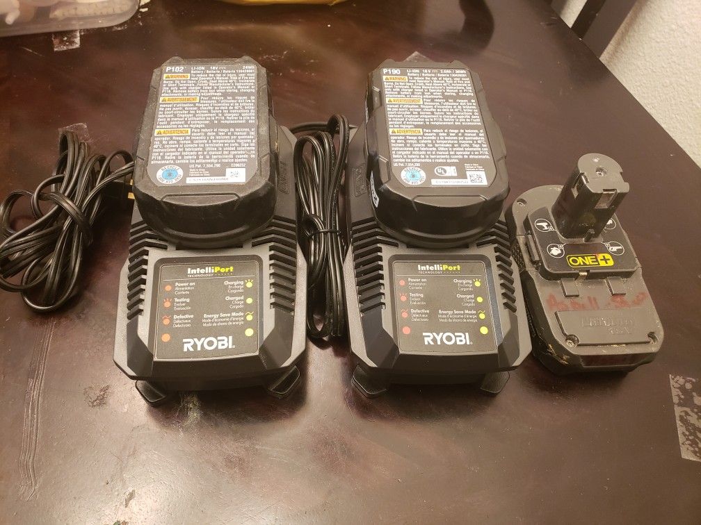 R.Y.O.B.I. Batteries and Chargers