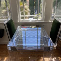 Acrylic Backgammon Set