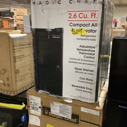 Magic Chef 2.6 cu. ft. Mini Fridge in Black without Freezer