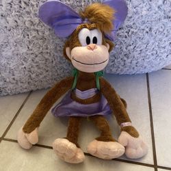 Disney Coco Monkey Plush Type 1 Diabetes Awareness Lilly 18" stuffed animal