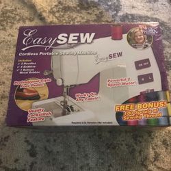 Brand New Sealed Easy Sew Cordless Portable Sewing Machine
