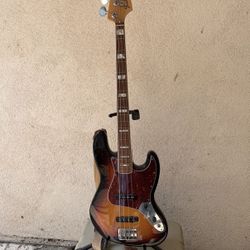 Fender Jazz Bass + Foto Flame Made in Japan Neck