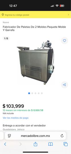 Popsicle machine