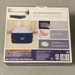 New Bestway - TWIN - Inflatable Air Bed Mattress Built-In Pump 67883E 20" Height