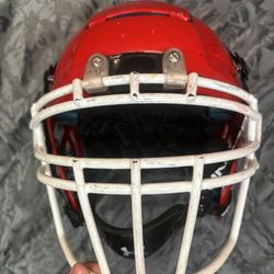 red f7 football helmet 