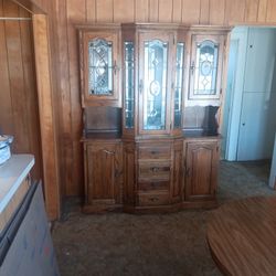 Solid Oak Hutch 