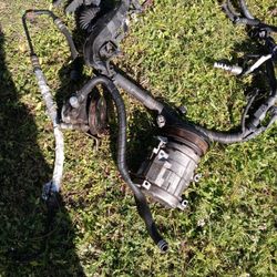 Ac Compresor. And Power Steering Pomp.  And Toyota Sienna 2006  Wires .