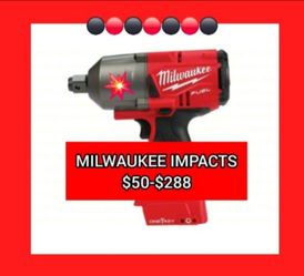 Milwaukee Impact Wrench driver tools
