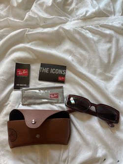 Ray Ban Rectangle Polarized Sunglasses